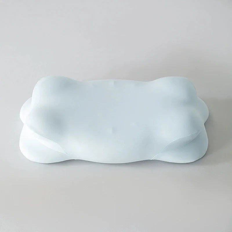 Cloud Pillow Cozy Sleep Pillow, Ergonomic Memory Foam Cervical Support Pillow for Side, Sleepers with Breathable Washable Cover