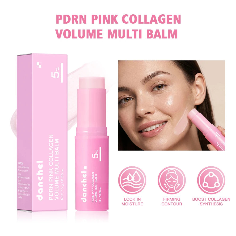 Collagen Plumping Hydrating Cream Stick Lightweight Non-Greasy Deep Moisturizing for Dry Dewy Skin Instant Touch-Ups Hydration