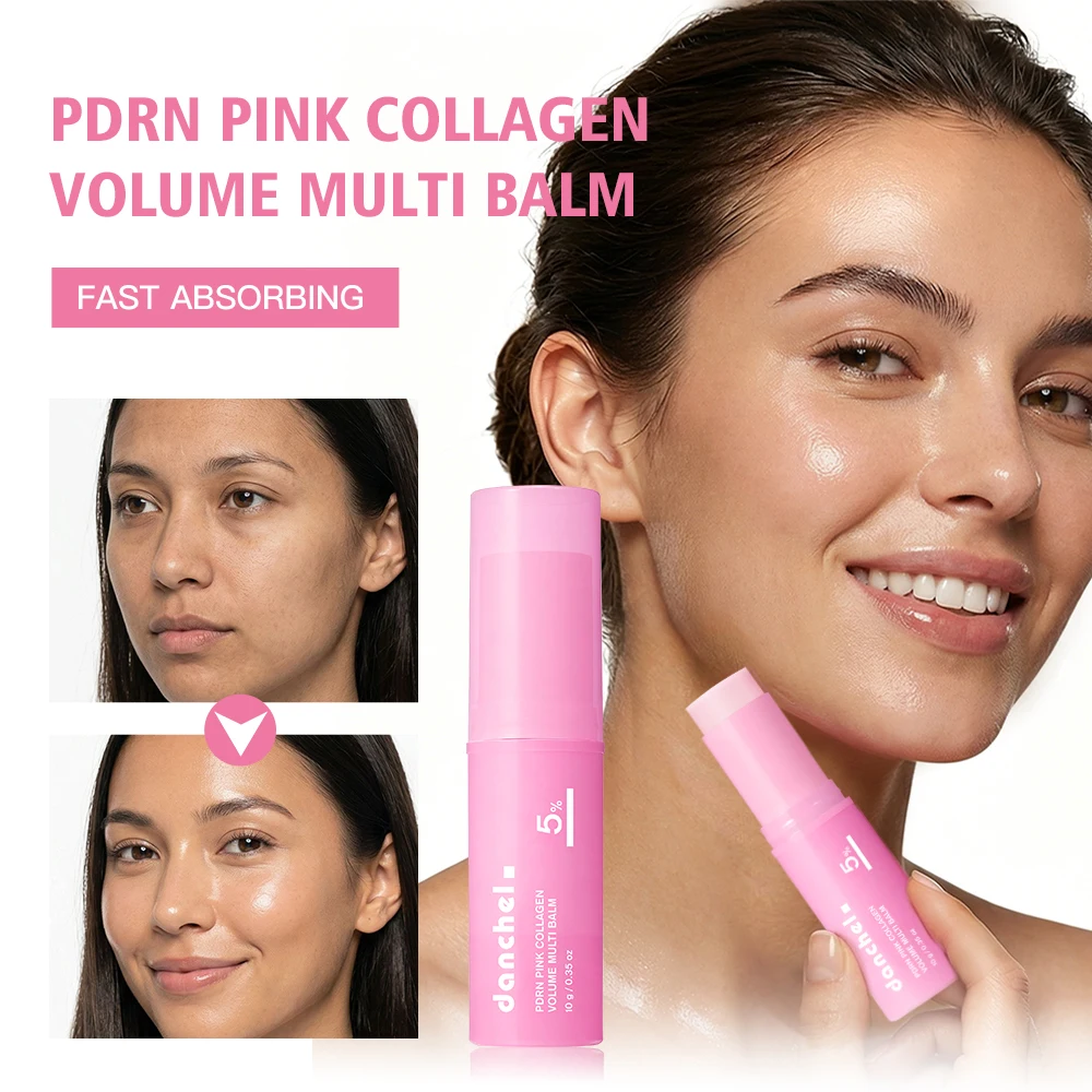 Collagen Plumping Hydrating Cream Stick Lightweight Non-Greasy Deep Moisturizing for Dry Dewy Skin Instant Touch-Ups Hydration